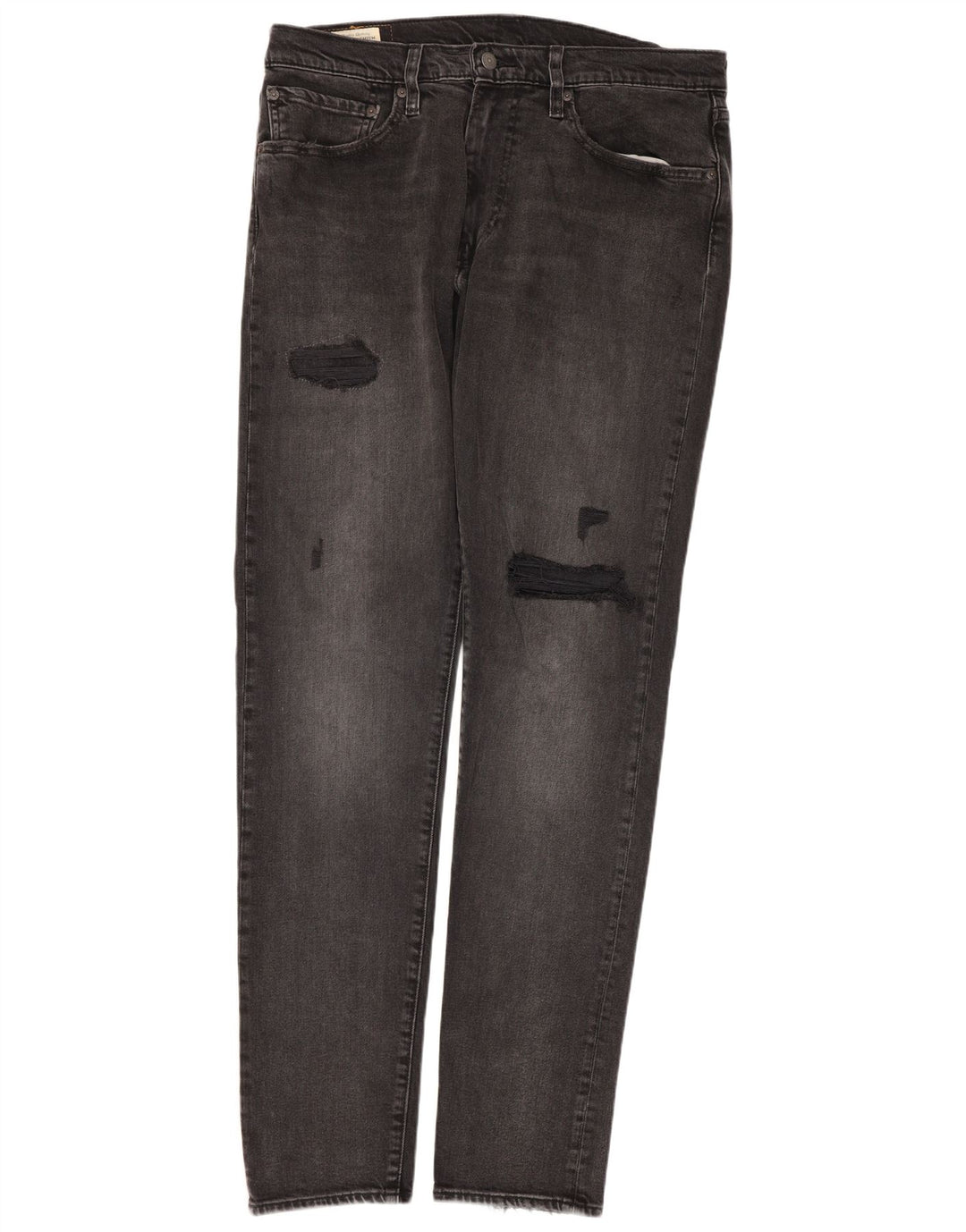 Levi's Mens 512 Distressed Slim Tapered Jeans W34 L34 Γκρι βαμβακερό