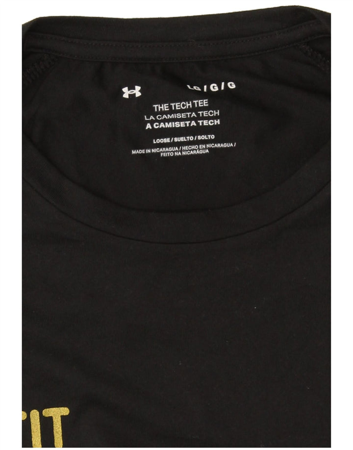 Ανδρικό γραφικό μπλουζάκι Under Armour Top Large Μαύρο