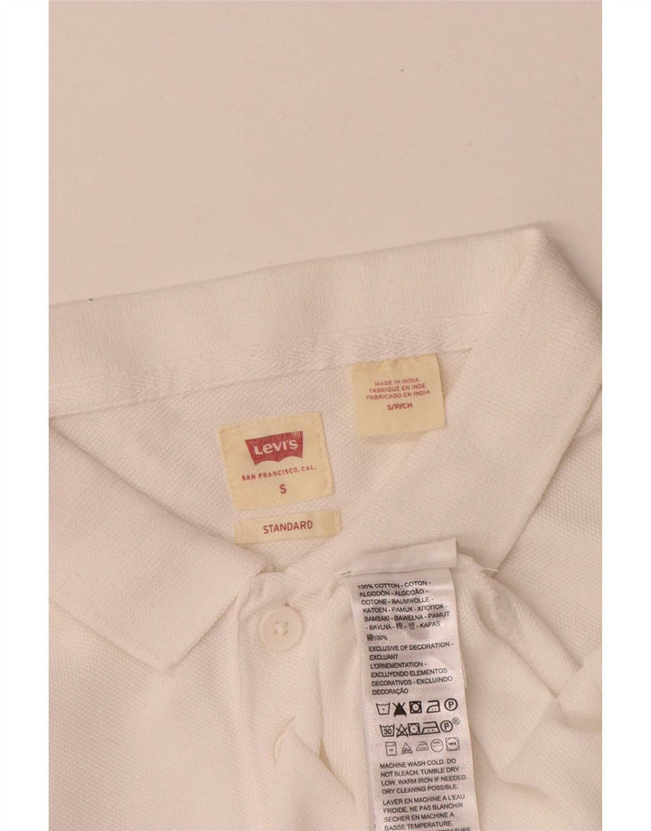 Ανδρικό πουκάμισο Levi's Standard Polo Μικρό λευκό βαμβακερό