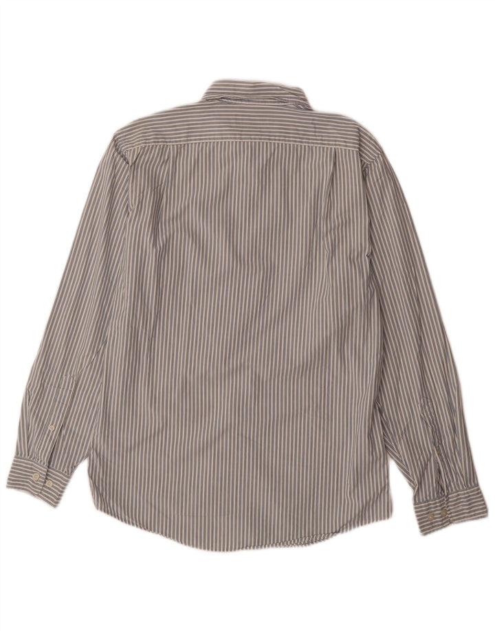 EDDIE BAUER Ανδρικό πουκάμισο Κλασική Εφαρμογή Μικρό Μπλε Βαμβακερό με ρίγες