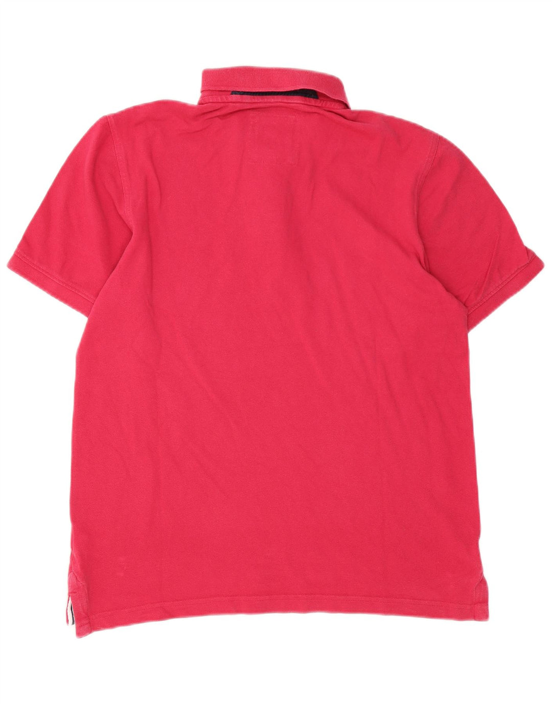 Crew Clothing Ανδρικό πουκάμισο πόλο μεσαίου ροζ βαμβακερό