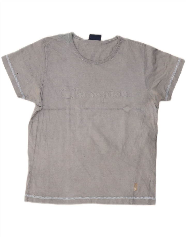 Γυναικείο γραφικό μπλουζάκι CHAMPION UK 10 Small Navy Blue από βαμβάκι