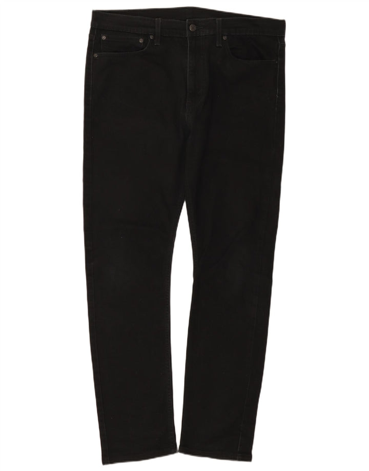 Γυναικείο Slim Jeans Levi's W36 L31 μαύρο βαμβακερό