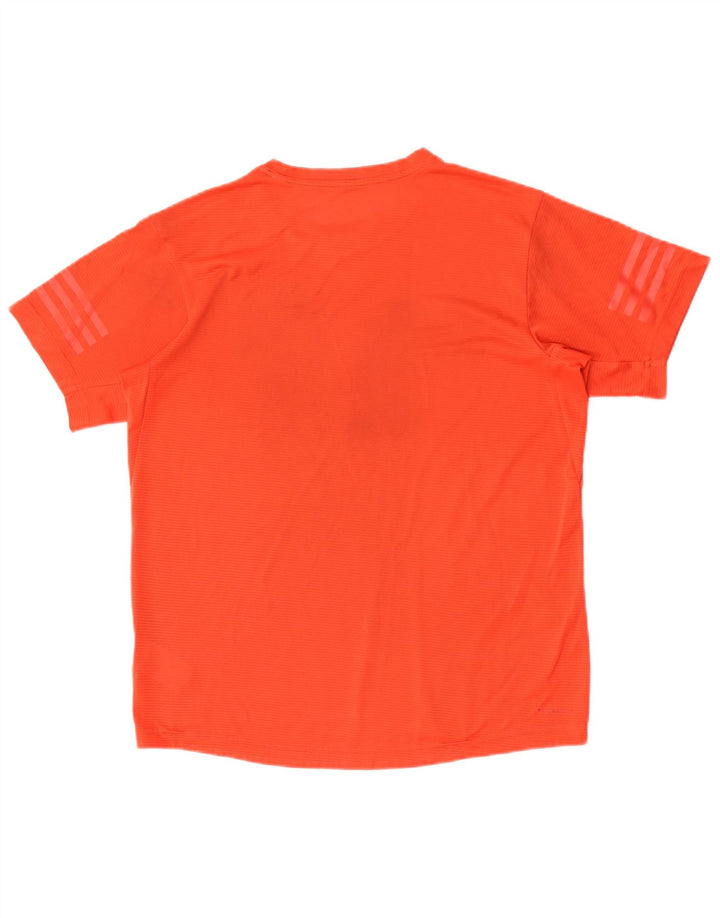 Ανδρικό T-Shirt Adidas Climacool Top Medium Red Polyester