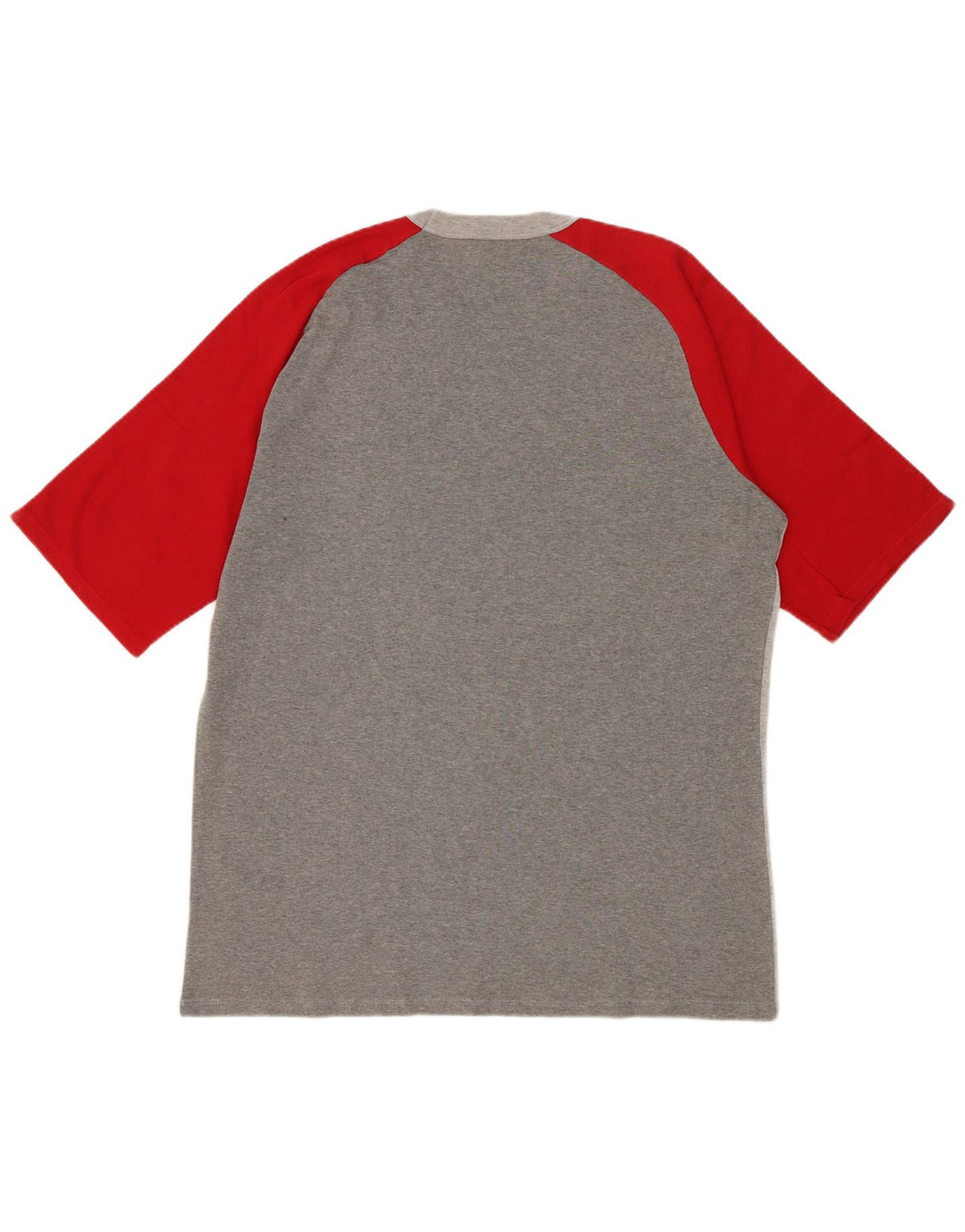 BENETTON Ανδρικό T-Shirt Top Medium Grey Colourblock
