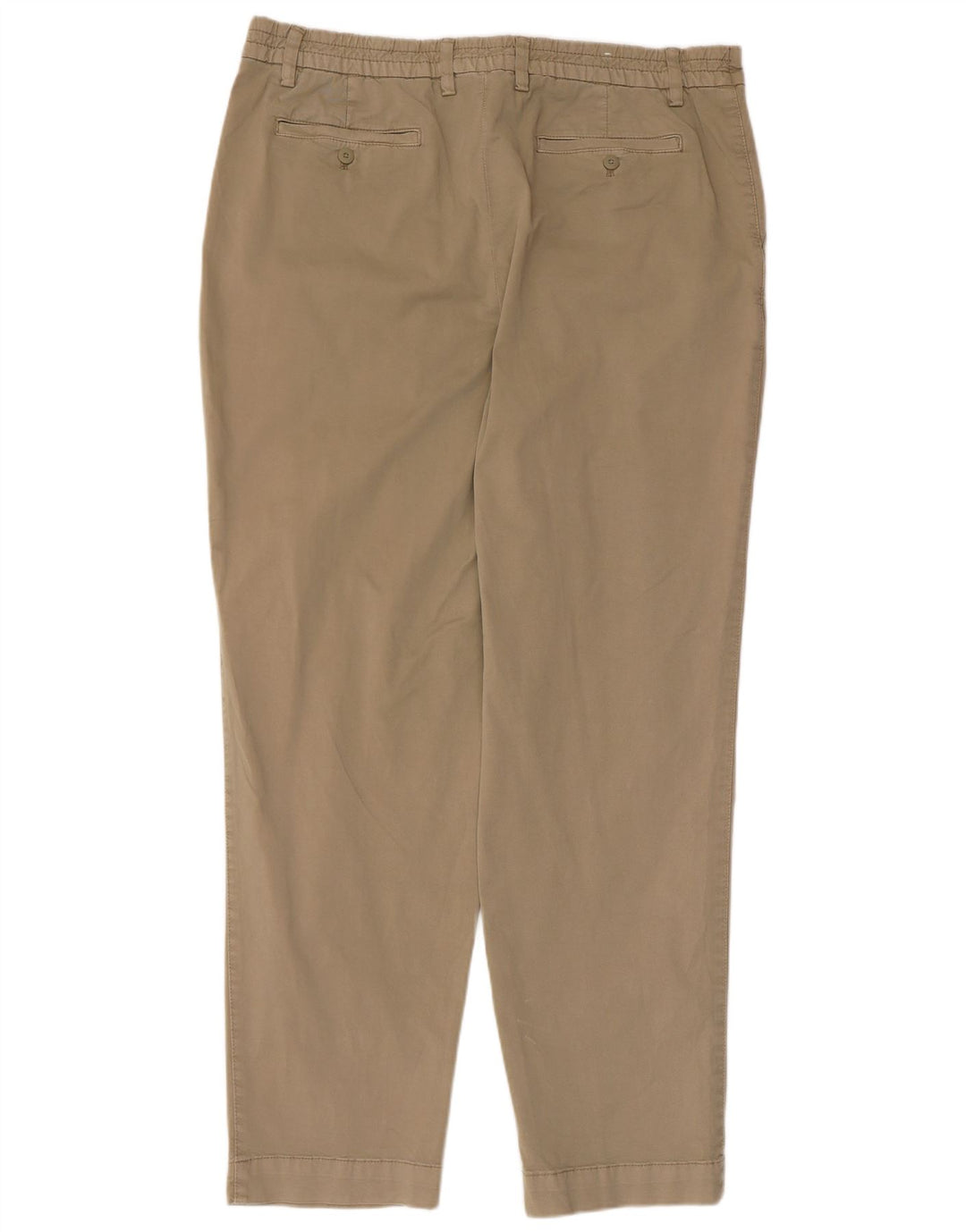 ZARA Ανδρικό κωνικό παντελόνι Chino 2XL W36 L31 Μπεζ βαμβακερό