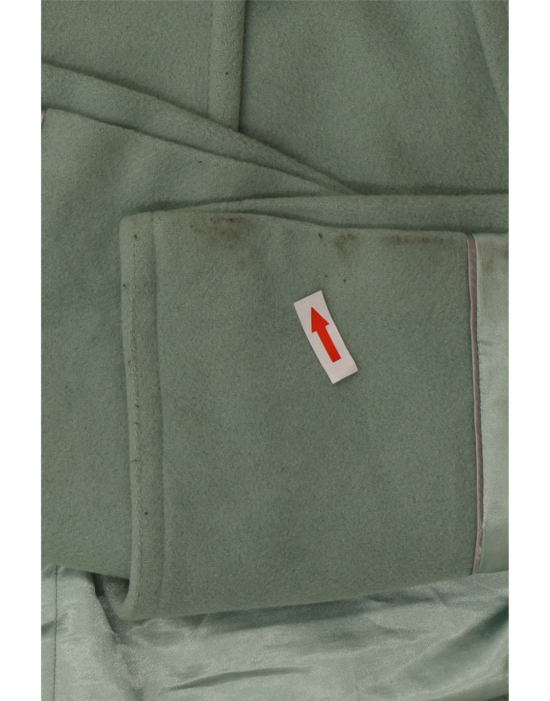 Marks & Spencer Γυναικείο παλτό με διπλό στήθος UK 16 Large Green Wool