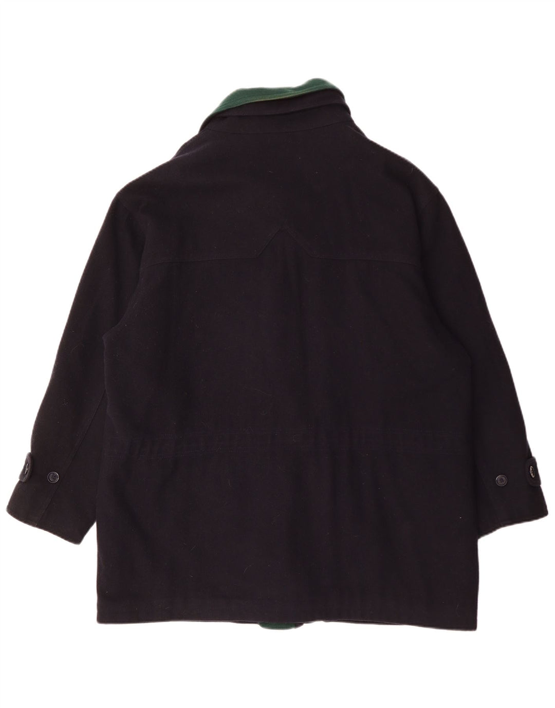 Ανδρικό παλτό VINTAGE UK 42 XL Navy Blue Wool