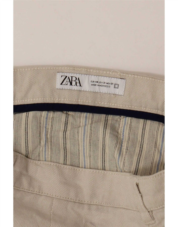 Zara Ανδρικό σορτς Chino EU 40 Medium W31 Beige
