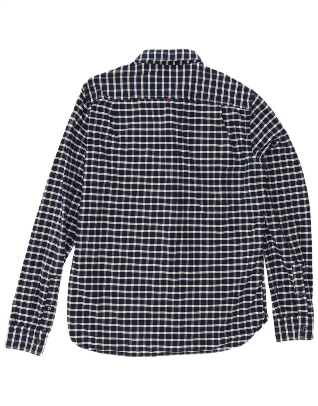 Ανδρικό πουκάμισο Superdry Large Navy Blue Check Cotton