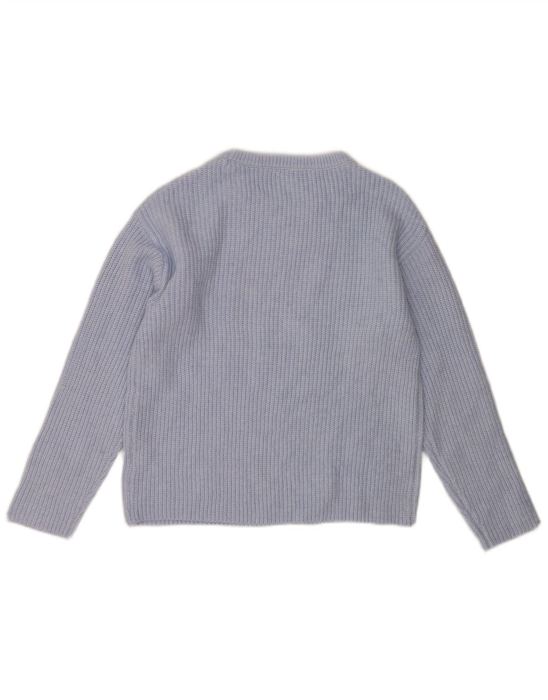 Marks & Spencer Γυναικείο πουλόβερ με λαιμόκαυστο UK 10 Small Blue Polyester