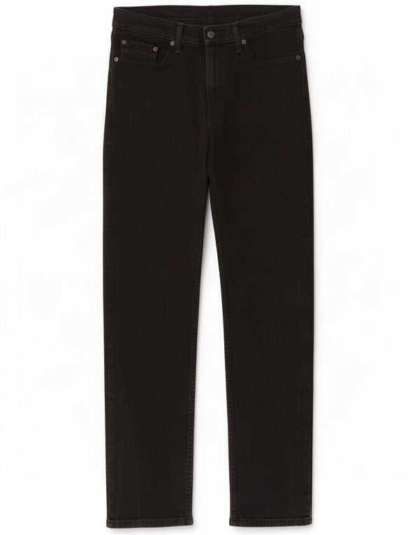 Levi's Mens Straight Jeans W32 L32 Black Cotton