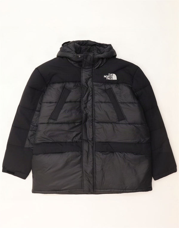 The North Face Ανδρικό μπουφάν με κουκούλα με επένδυση UK 44 2XL μαύρο νάιλον χρώματος