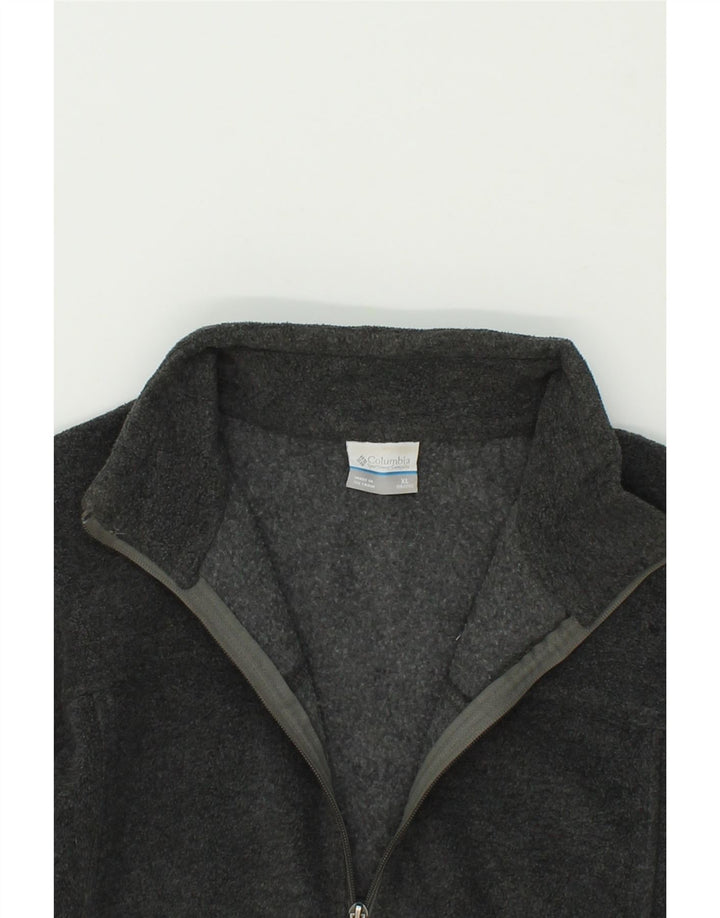 COLUMBIA Womens Fleece Jacket UK 18 XL Grey Polyester Vintage Columbia and Second-Hand Columbia from Messina Hembry 