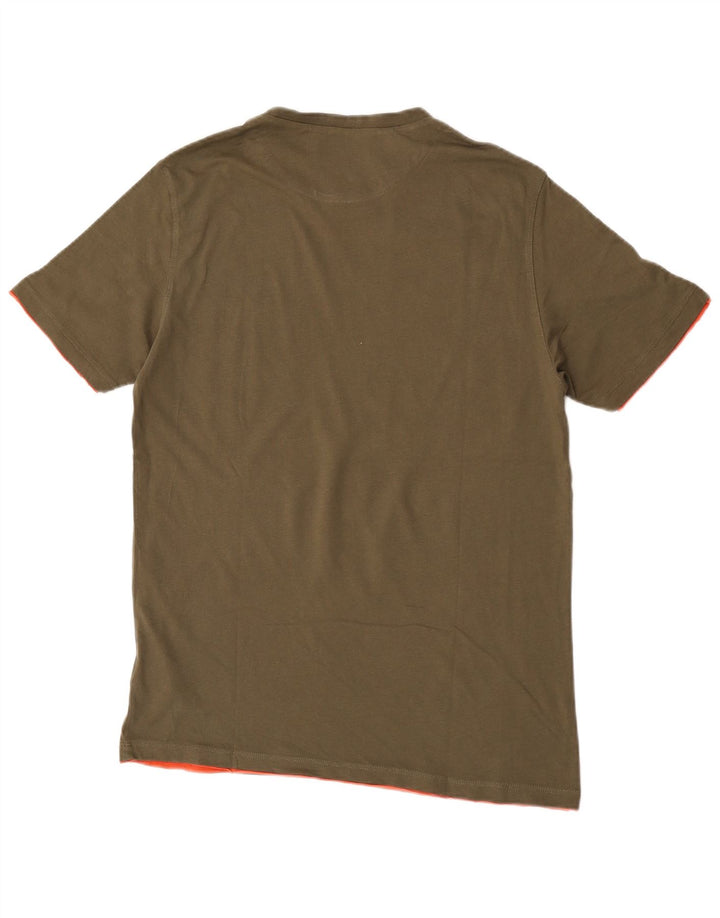 Liu Jo Ανδρικό T-Shirt Top μεγάλο χακί βαμβακερό