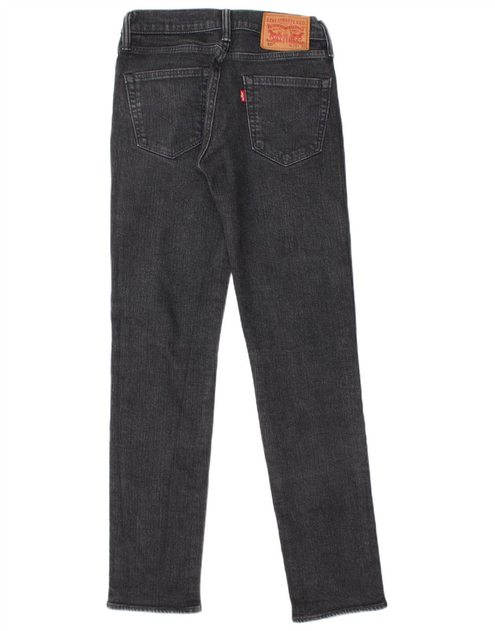 Levi's Mens 511 Slim Jeans W28 L32 Μαύρο βαμβακερό