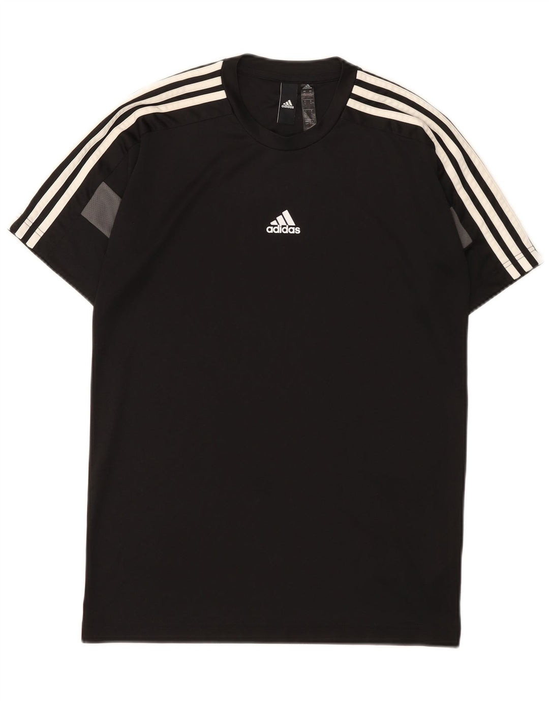 Adidas Ανδρικό T-Shirt Aeroready Top Small Black Colourblock Πολυεστέρας