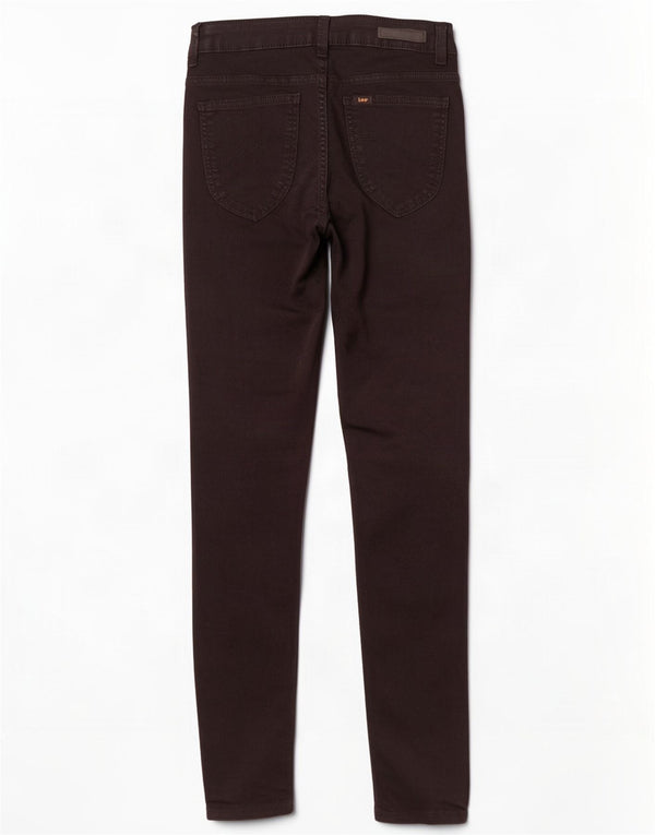 Lee Womens Scarlett Skinny Jeans W27 L33 Μαύρο βαμβακερό