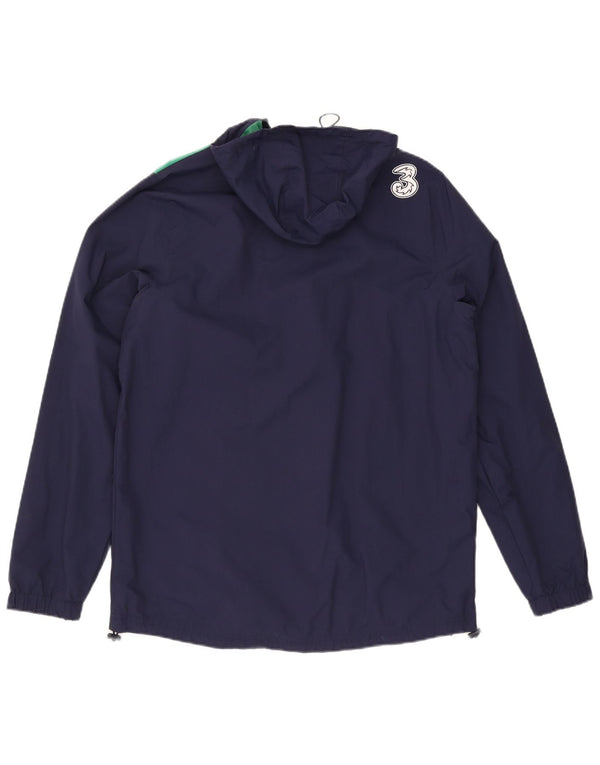 Canterbury Ανδρικό μπουφάν βροχής με κουκούλα IRFU UK 38 Medium Navy Blue Colourblock