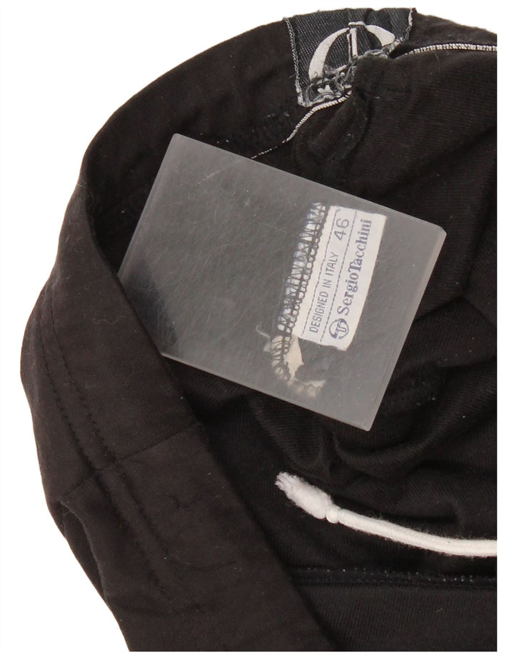 Sergio Tacchini Ανδρική φόρμα γραφικής φόρμας παντελόνι IT 46 Small Black