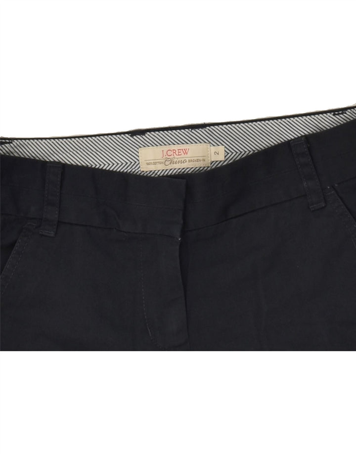 J. CREW Womens Broken In Hot Pants W32 Large  Black Cotton | Vintage J. Crew | Thrift | Second-Hand J. Crew | Used Clothing | Messina Hembry 