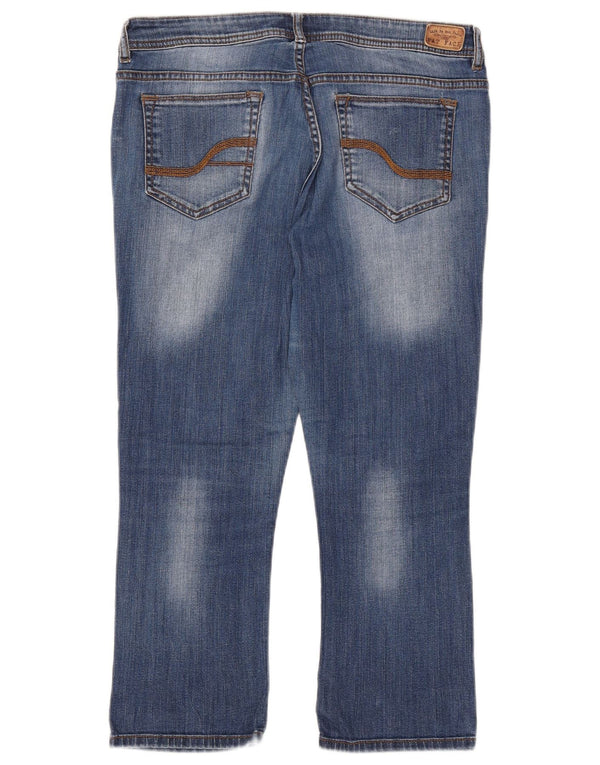 FAT FACE Γυναικείο Capri Jeans UK 14 Large W32 L23 Blue