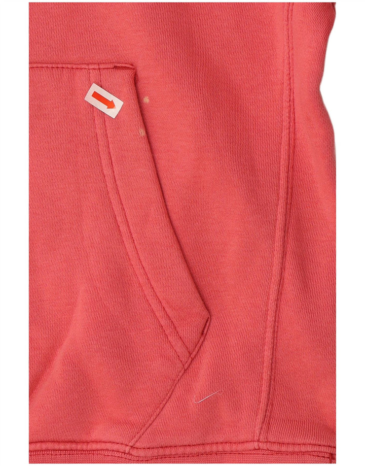 Ανδρικό μπλουζάκι με κουκούλα Nike, μικρό κόκκινο βαμβακερό