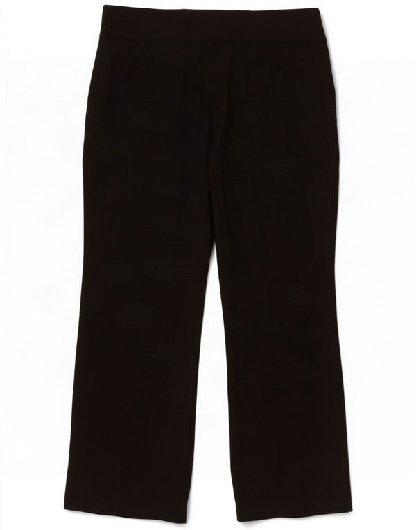 Marks & Spencer Womens High Waist Casual Παντελόνι UK 14 Large W32 L28 Black