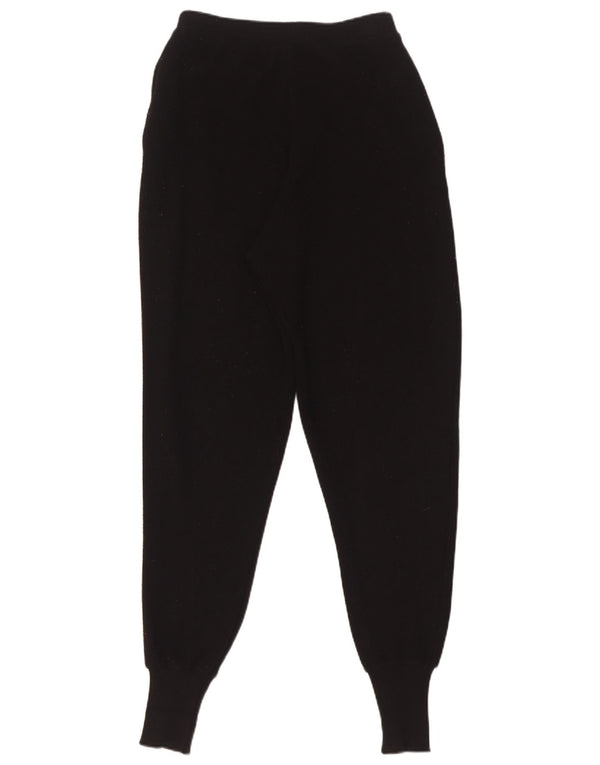 Zara Γυναικεία πλεκτή φόρμα παντελόνι Joggers UK 10 Small Black