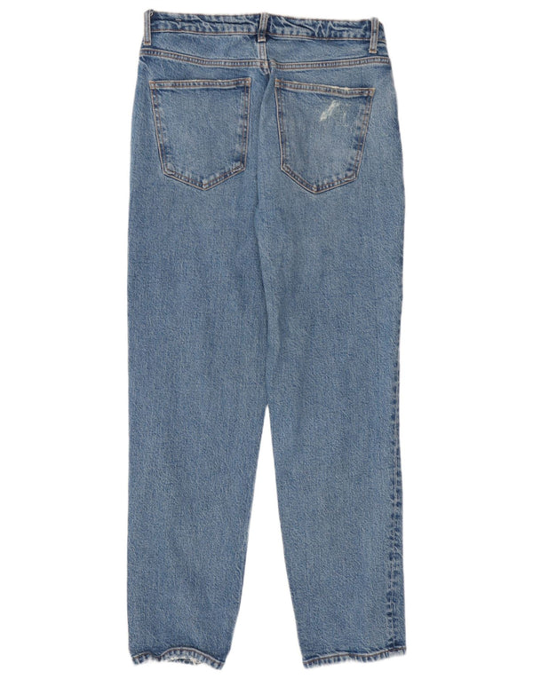Zara γυναικείο ψηλό κωνικό τζιν EU 40 Medium W30 L28 Μπλε βαμβακερό