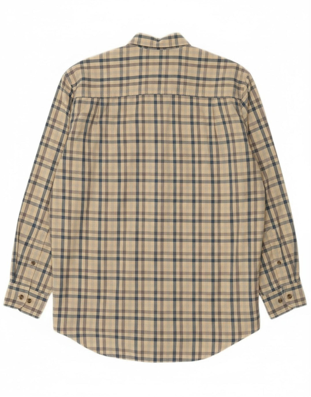 Ανδρικό πουκάμισο Timberland σε μεσαίο μπεζ βαμβακερό Gingham