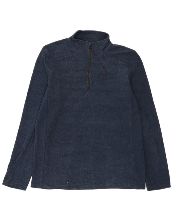 Ανδρικό φούτερ με φερμουάρ Mountain Warehouse, Jumper Medium Navy Blue Flecked