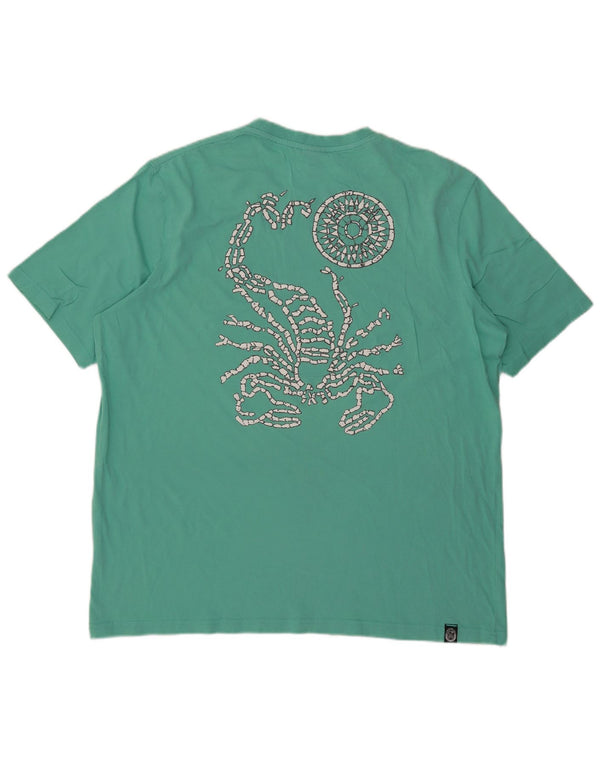 Ανδρικό γραφικό μπλουζάκι Scorpion Bay Top 2XL Πράσινο