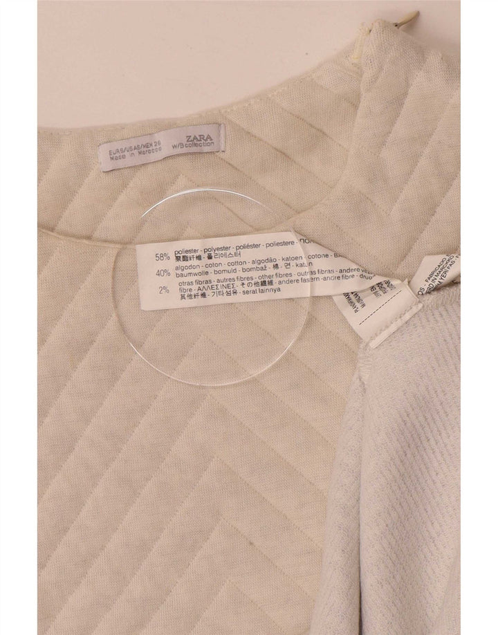 Zara Γυναικείο Jumper Φόρεμα UK 10 Small πολύχρωμο Colourblock Πολυεστέρας