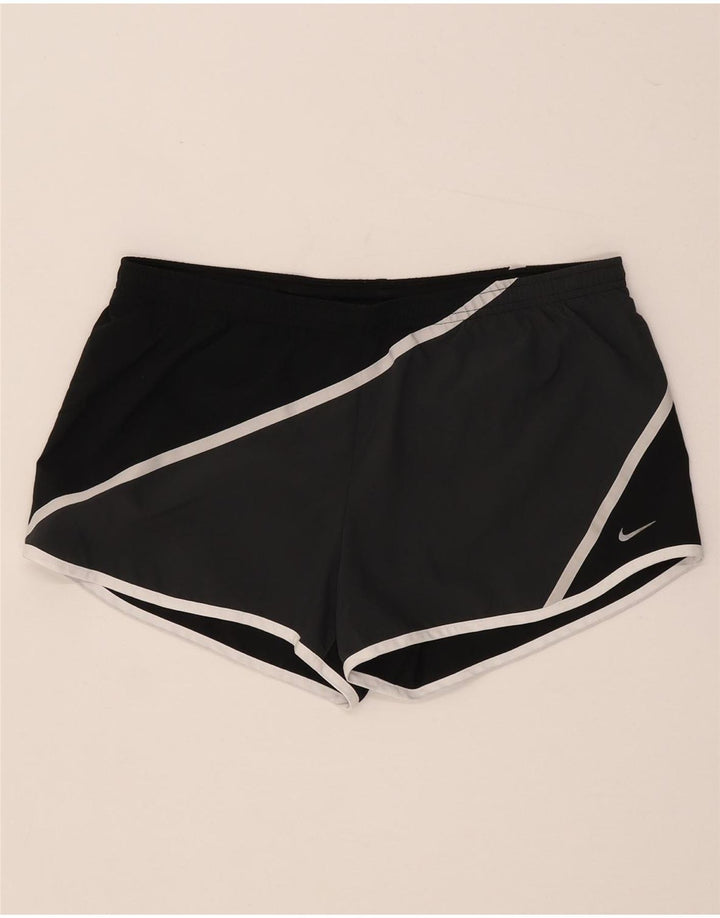 Γυναικείο αθλητικό σορτς Nike Dri Fit UK 14 μεσαίο μαύρο πολυεστέρα