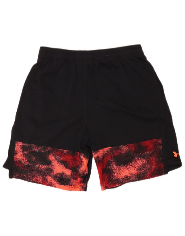 UNDER Armour Boys Abstract Pattern αθλητικό σορτς 13-14 ετών XL μαύρο