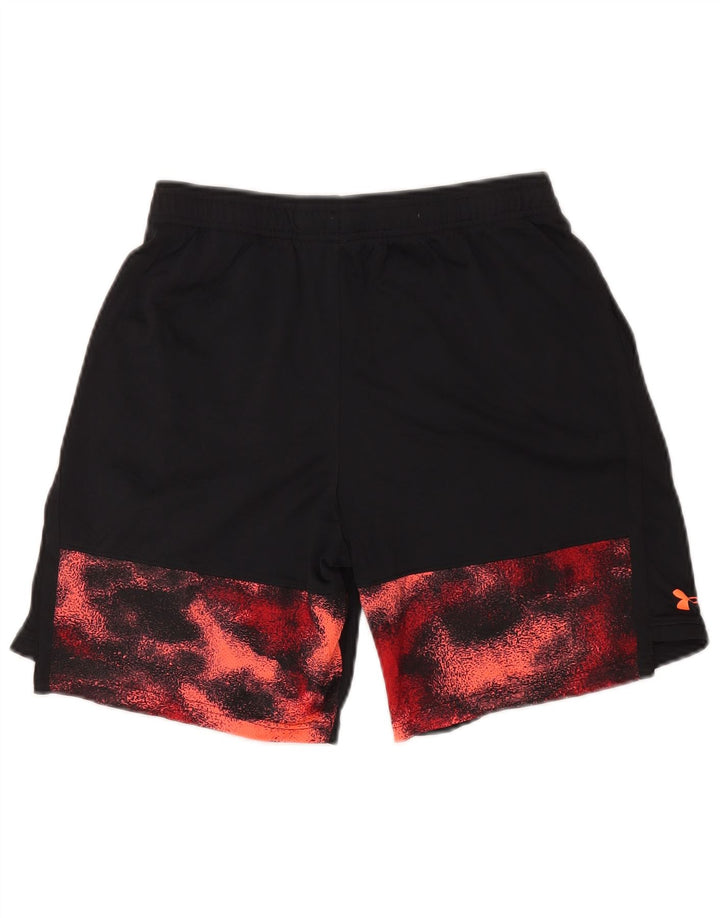 UNDER Armour Boys Abstract Pattern αθλητικό σορτς 13-14 ετών XL μαύρο