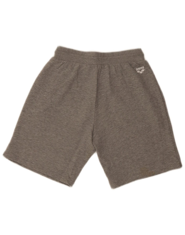 Γυναικείο γραφικό αθλητικό σορτς Arena UK 10 Small γκρι βαμβακερό