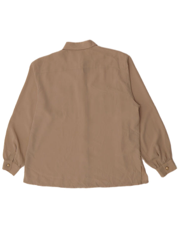 Michele Boyard Γυναικείο πουκάμισο Oversized Μπλούζα IT 42 Medium Khaki Polyester