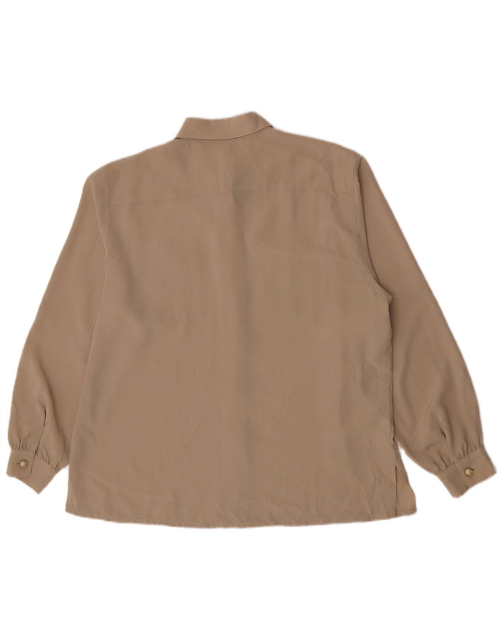 Michele Boyard Γυναικείο πουκάμισο Oversized Μπλούζα IT 42 Medium Khaki Polyester