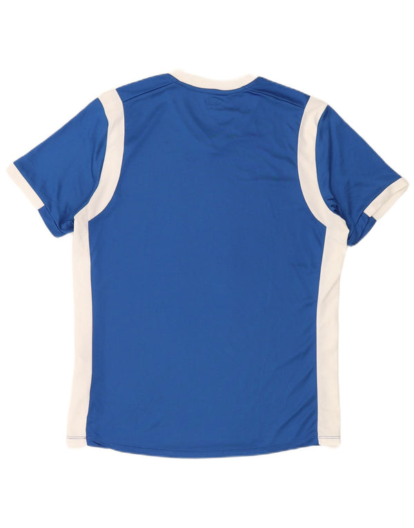 Ανδρικό T-Shirt Umbro Top Large Blue Colourblock Πολυεστέρας