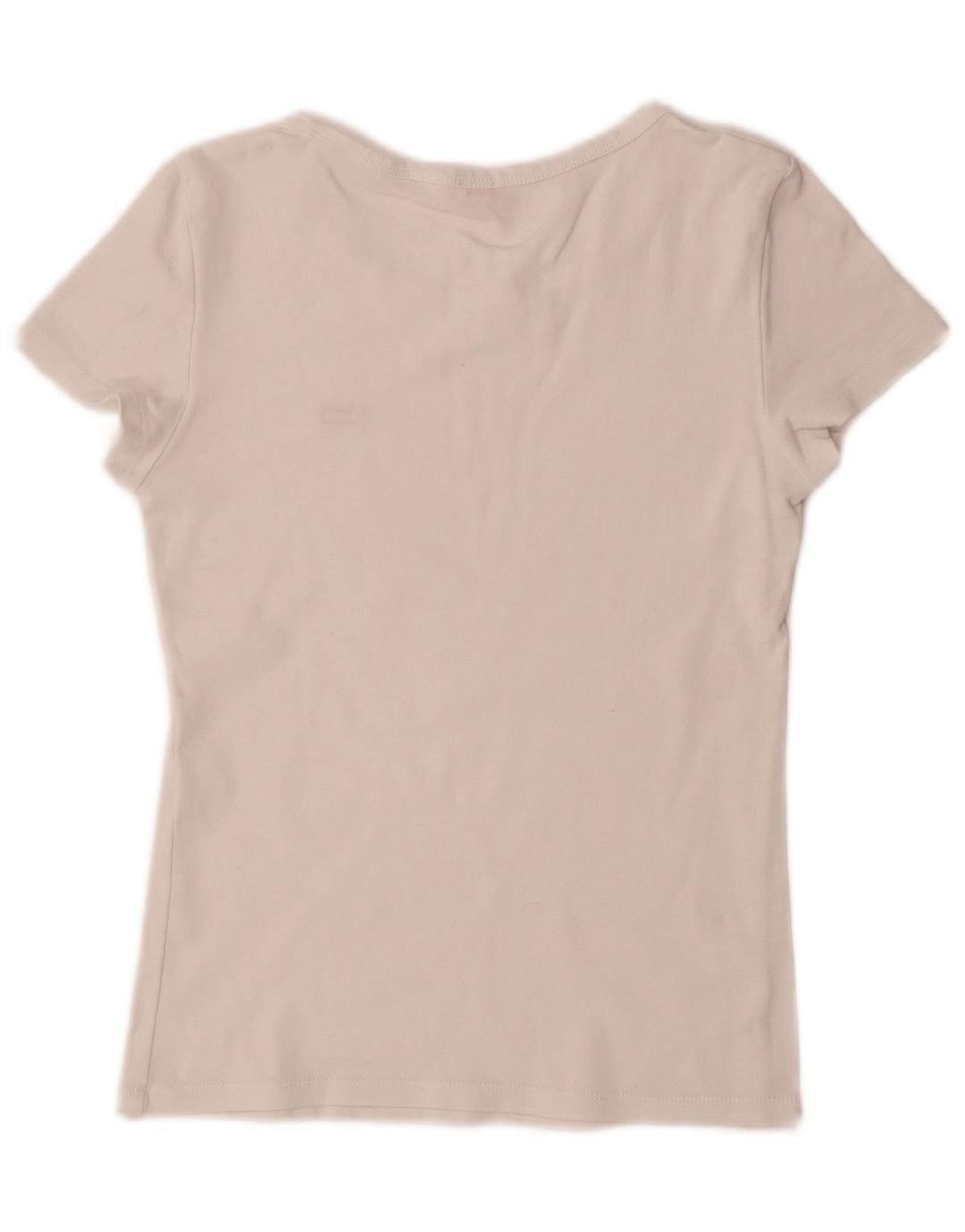 LEVI'S Womens T-Shirt Top UK 10 Small Off White