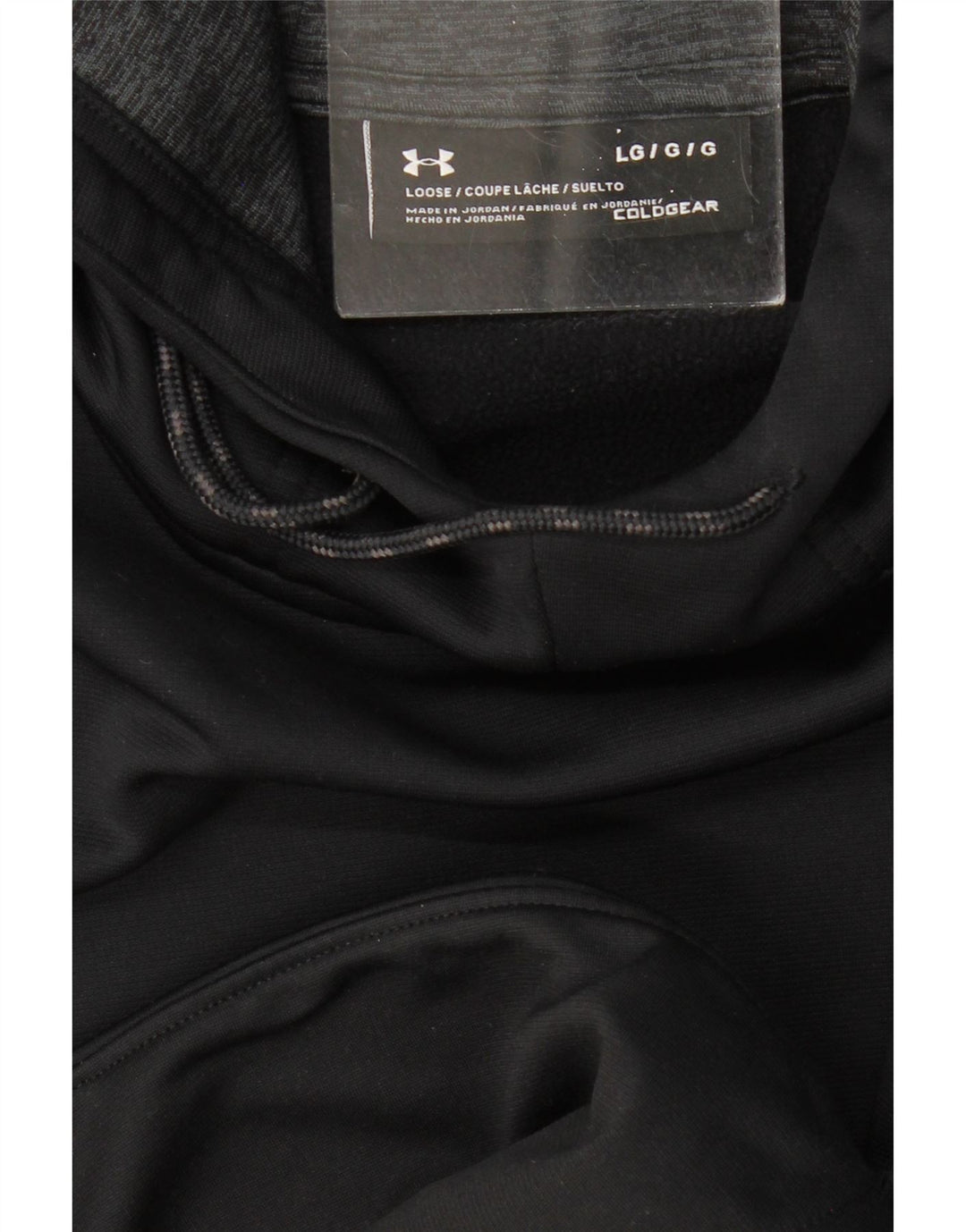 UNDER Armour Γυναικείο Cold Gear Hoodie Jumper UK 16 Large Black