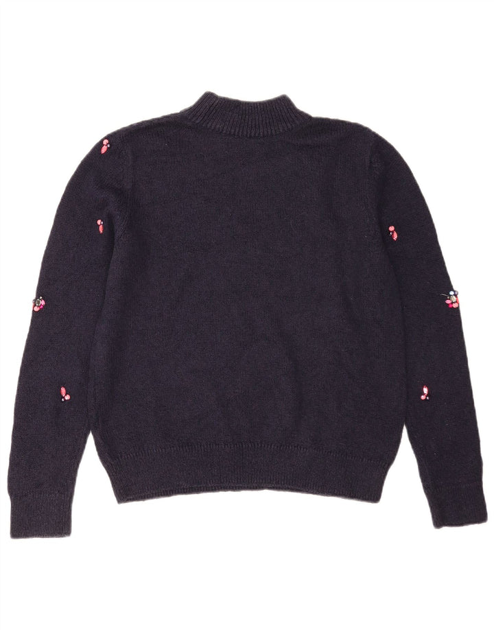Marks & Spencer Γυναικείο πουλόβερ με λαιμό χελώνα UK 10 Small Navy Blue