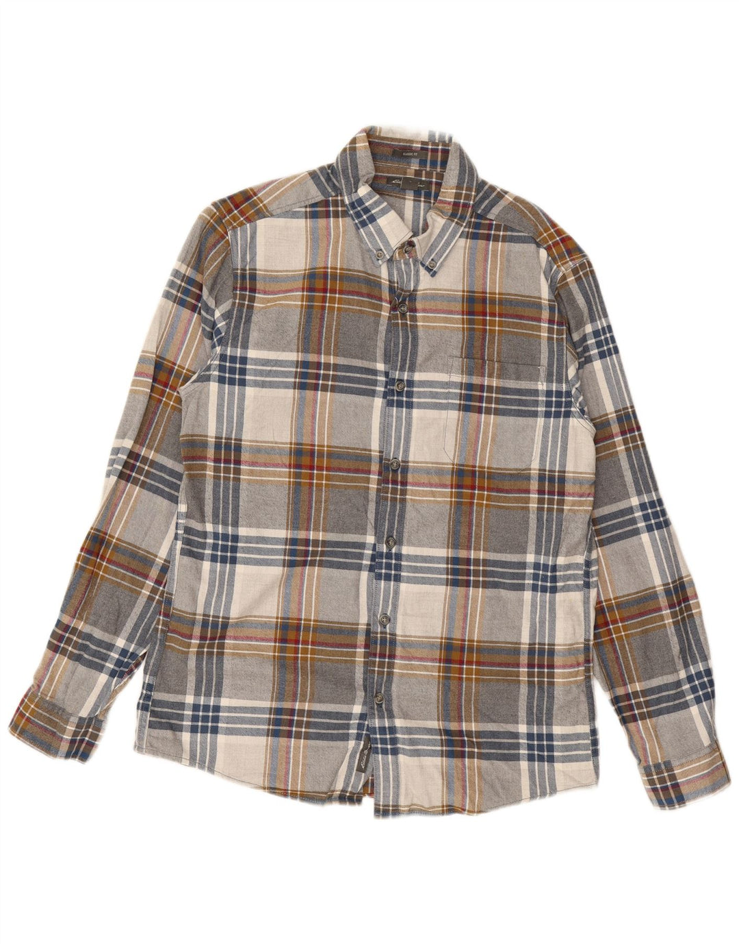 EDDIE BAUER Ανδρικό πουκάμισο Classic Fit Flannel Μεσαίο πολύχρωμο καρό