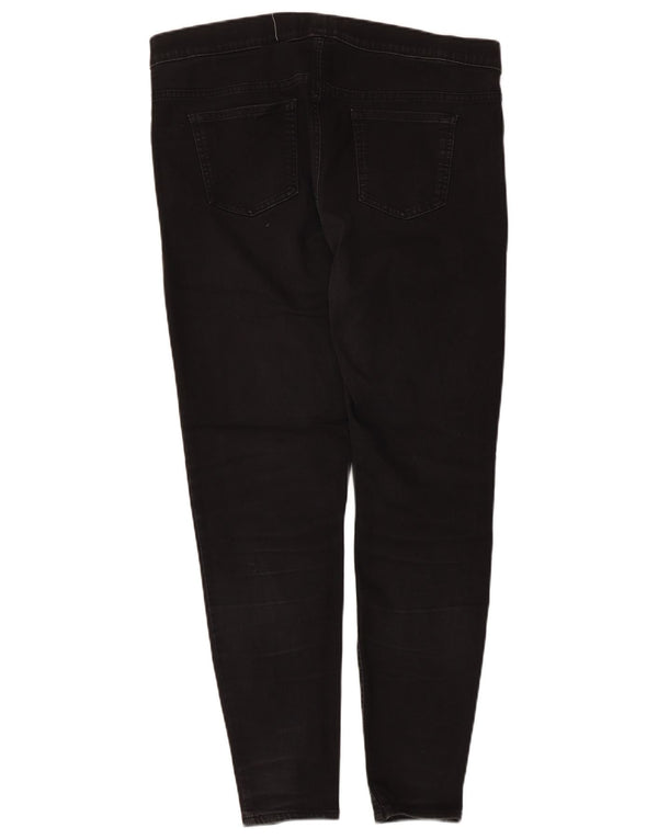 Marks & Spencer Γυναικεία Jegging Jeans UK 18 XL W34 L27 Μαύρο βαμβακερό