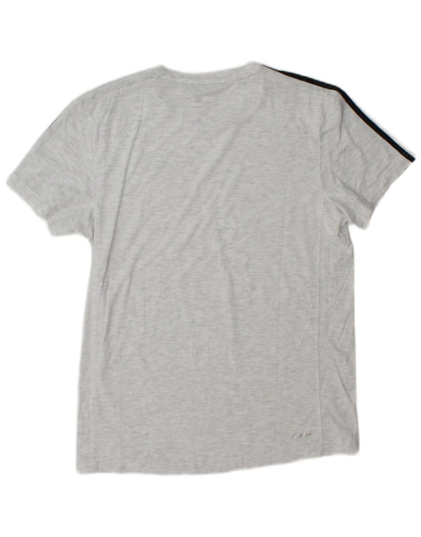 Ανδρικό T-Shirt Climalite Adidas Top Medium Grey Flecked