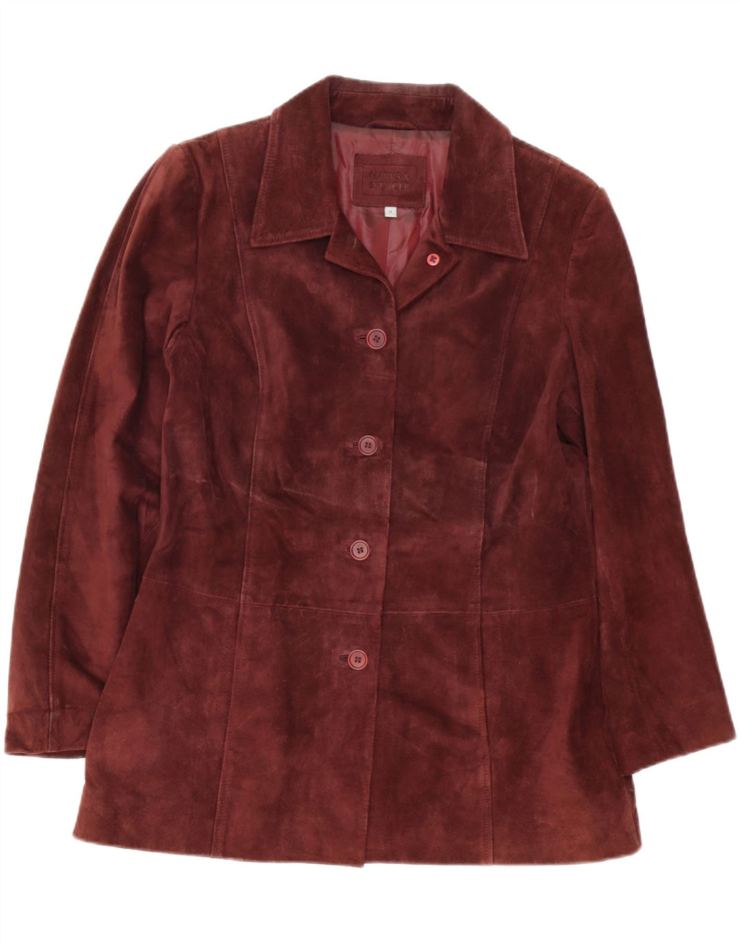 Marks & Spencer Γυναικείο σακάκι 5 κουμπιών UK 14 Medium Burgundy