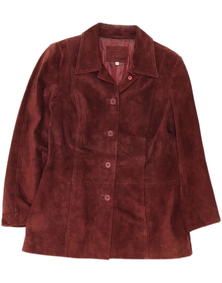 Marks & Spencer Γυναικείο σακάκι 5 κουμπιών UK 14 Medium Burgundy