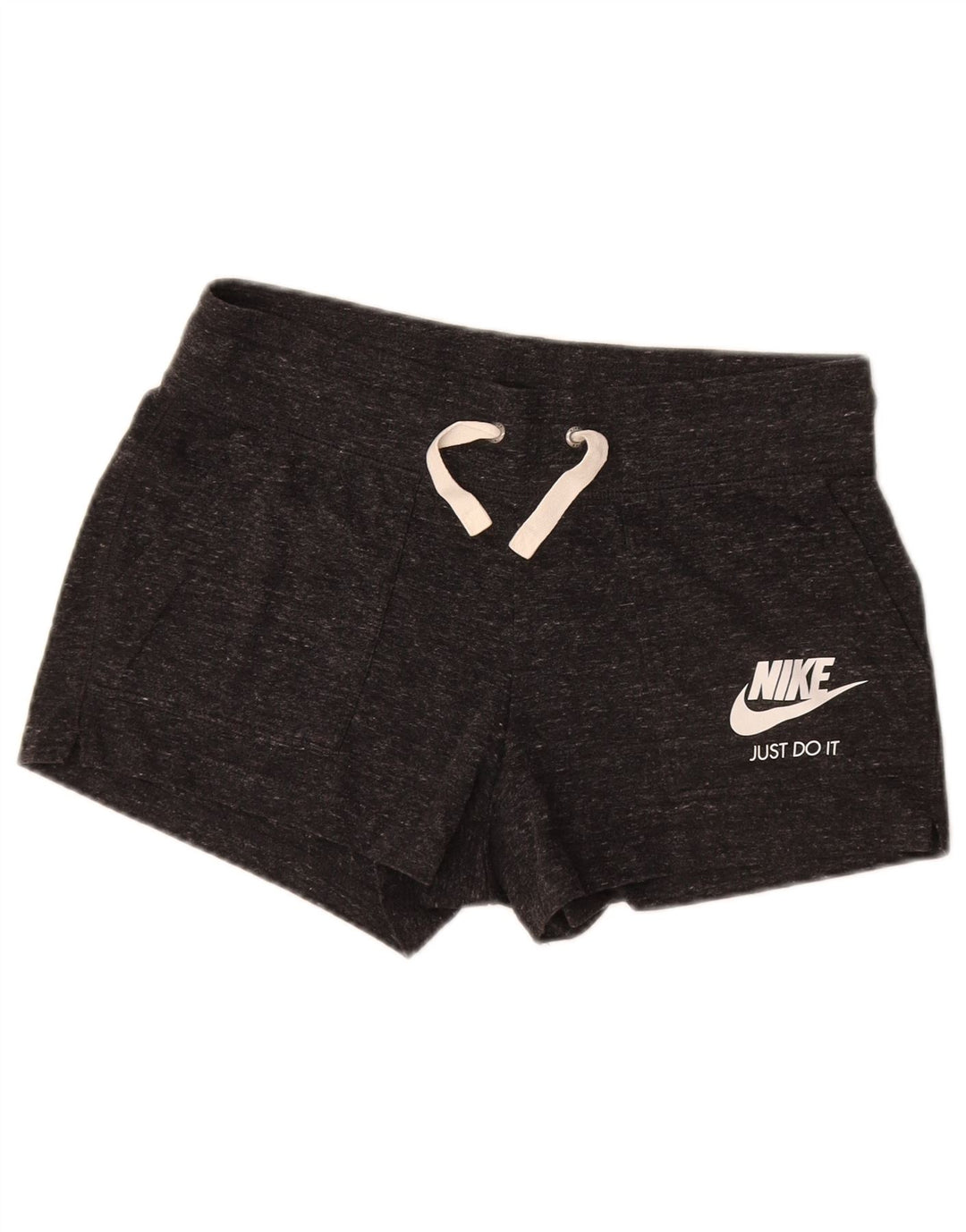 Γυναικεία γραφικά αθλητικά σορτς Nike UK 14 μεσαίου μαύρου χρώματος